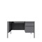Hirsh Pedestal Desk Commercial Desks, 30 in D X 29.5 in H, 48 in W X Steel, Platinum / White 22653 - alternate 3